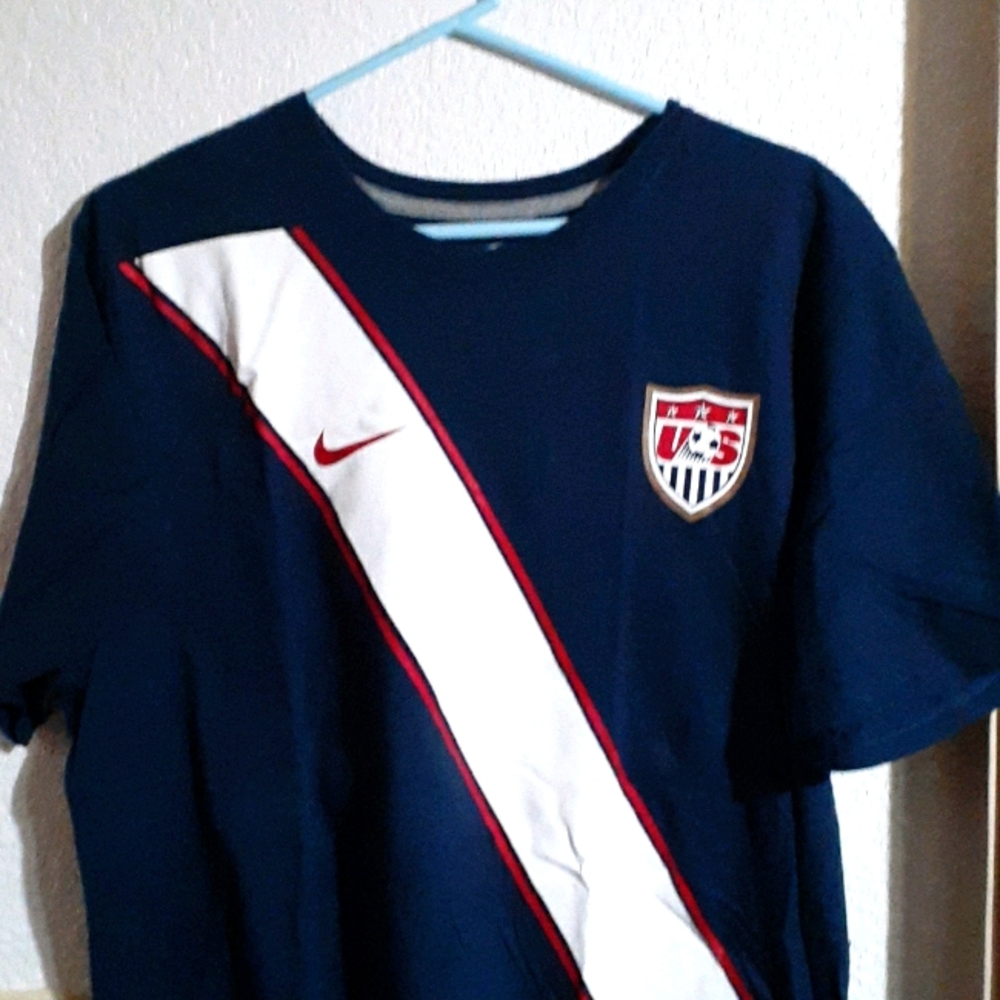 Shirt, T-shirt, blue, Men's, short sleeve